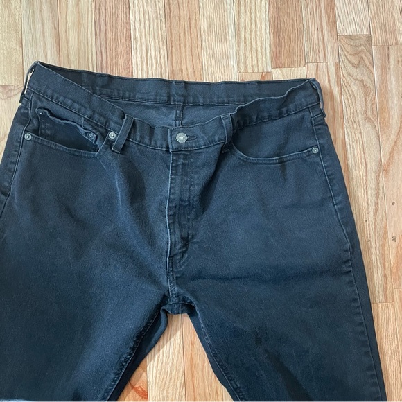 Levi's Jeans Mens 38 X 31 Black 541 Athletic Taper Fit Denim Cotton Western - Picture 6 of 13